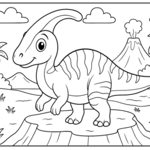 Livro de Colorir Dinossauros - 02