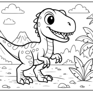 Livro de Colorir Dinossauros - 03