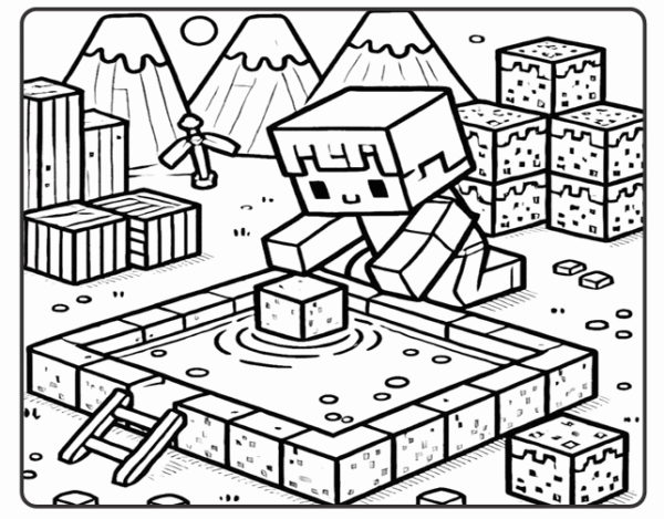Livro de Colorir Minecraft [Digital] - Image 3