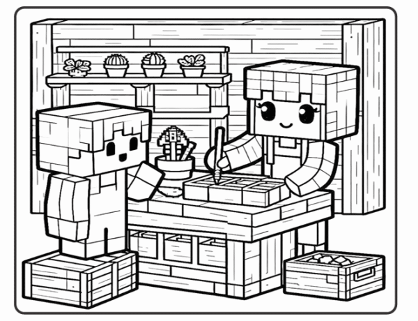 Livro de Colorir Minecraft [Digital] - Image 4